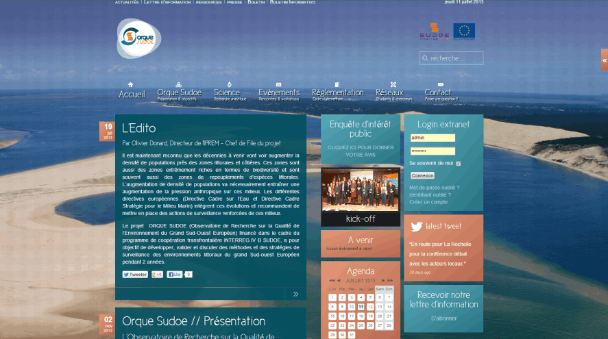 Site Interne Orque Sudoe